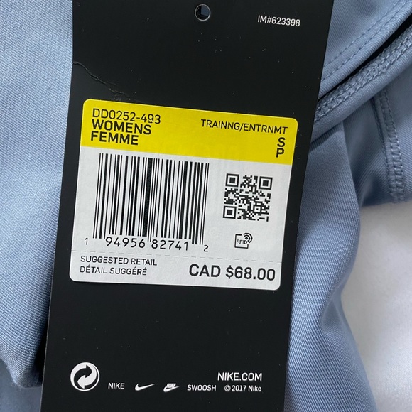 Nike Women’s One Dri-Fit full length leggings- small - blue - Picture 9 of 9